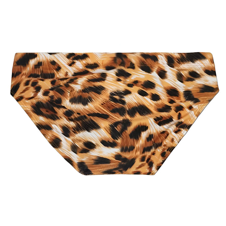Maillot de bain homme imprimé tigre sexy taille basse - avec ou sans coquille
