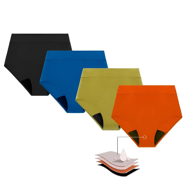 Culotte gainante noire, taille haute. Lingerie féminine confortable et élégante. Sous-vêtement sculptant pour une silhouette lisse.