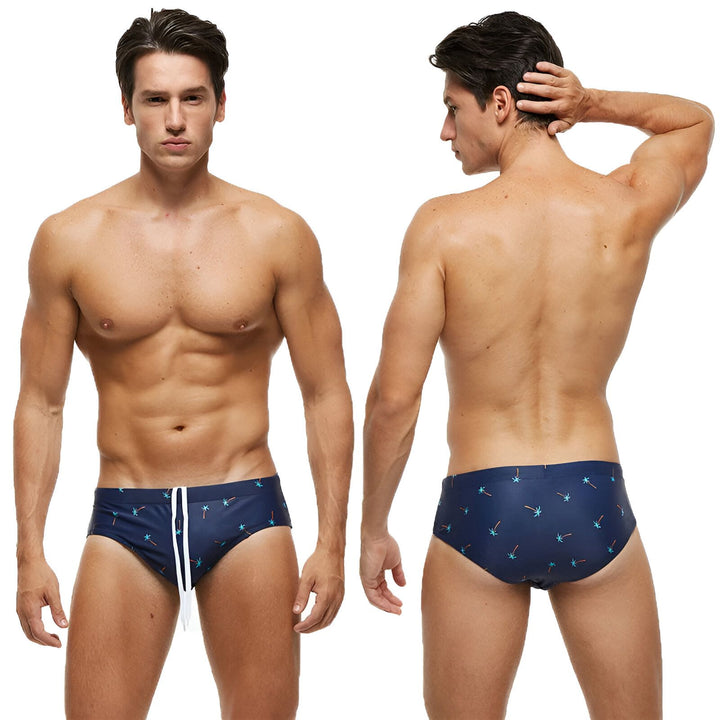 Slip de bain homme motif pastèque ou cocotier - Maillot piscine
